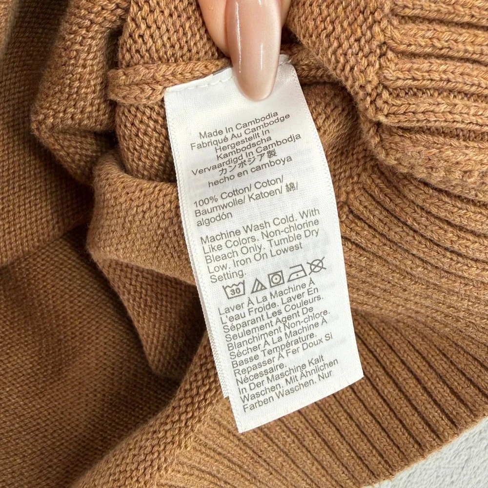 J. Crew Heritage‎ Cotton Crewneck Sweater Heather Camel Men's Size XL